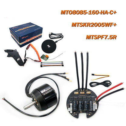 MAYRC Kit 50A High Voltage VESC 6396 8085 160KV 190KV Hall Engine Remote Controller for Motorized Skateboard