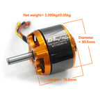 Maytech MTO8085 12mm OD Shaft BLDC Motor Outrunner Sensorless 90KV / 160KV / 250KV for Fixed-wing Aircraft / RC Flight Airplane / Helicopter / FPV Jet