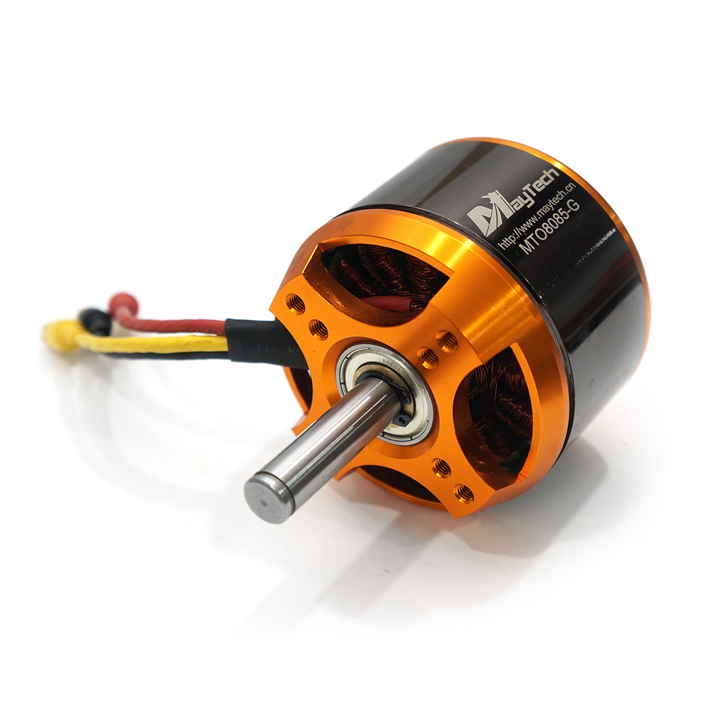 Maytech MTO8085 12mm OD Shaft BLDC Motor Outrunner Sensorless 90KV / 160KV / 250KV for Fixed-wing Aircraft / RC Flight Airplane / Helicopter / FPV Jet