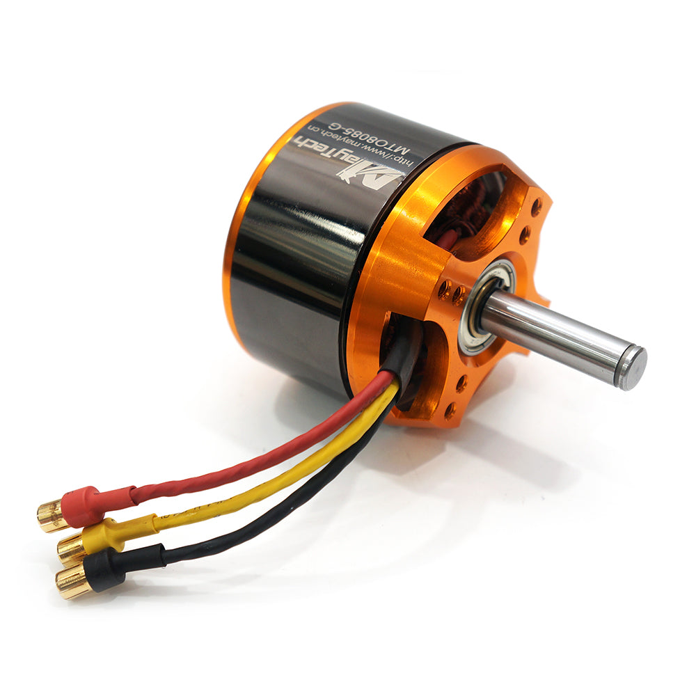 Maytech MTO8085 12mm OD Shaft BLDC Motor Outrunner Sensorless 90KV / 160KV / 250KV for Fixed-wing Aircraft / RC Flight Airplane / Helicopter / FPV Jet