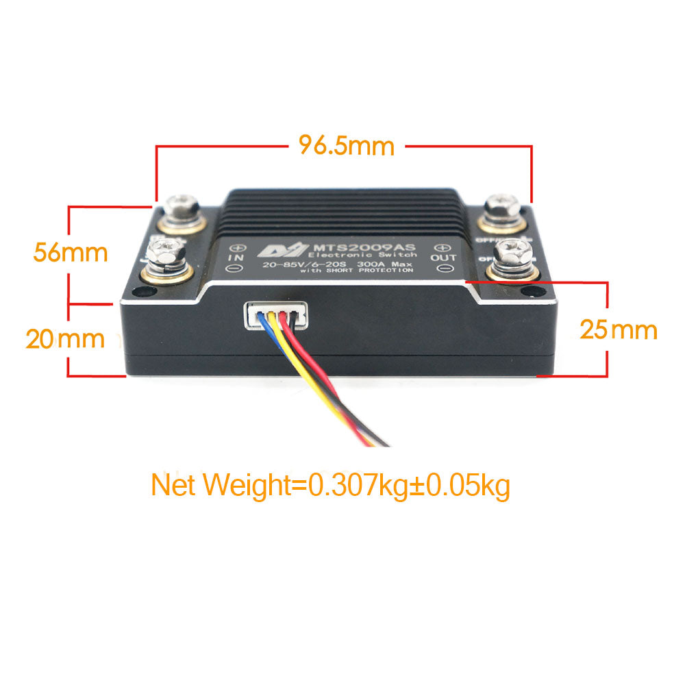 MAYRC MTS2009AS 300A 85V Anti-spark Switch Protection Controller and Power Supply System for Hydrofoil Board