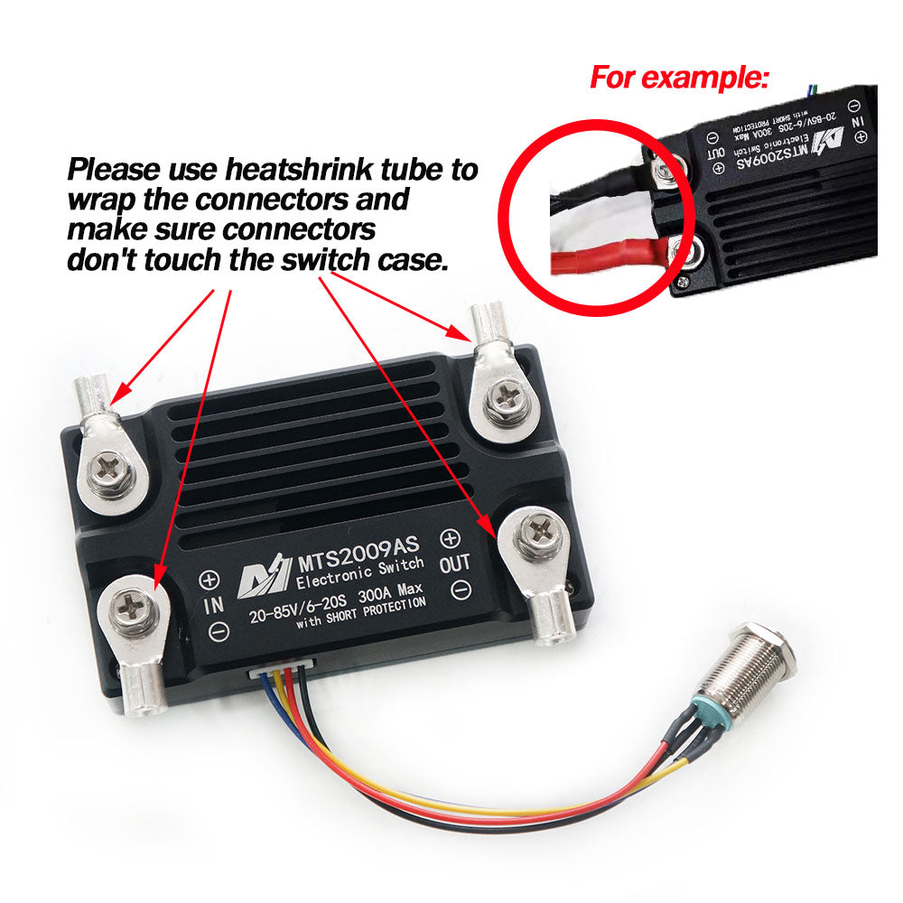 MAYRC MTS2009AS 300A 85V Anti-spark Switch Protection Controller and Power Supply System for Hydrofoil Board