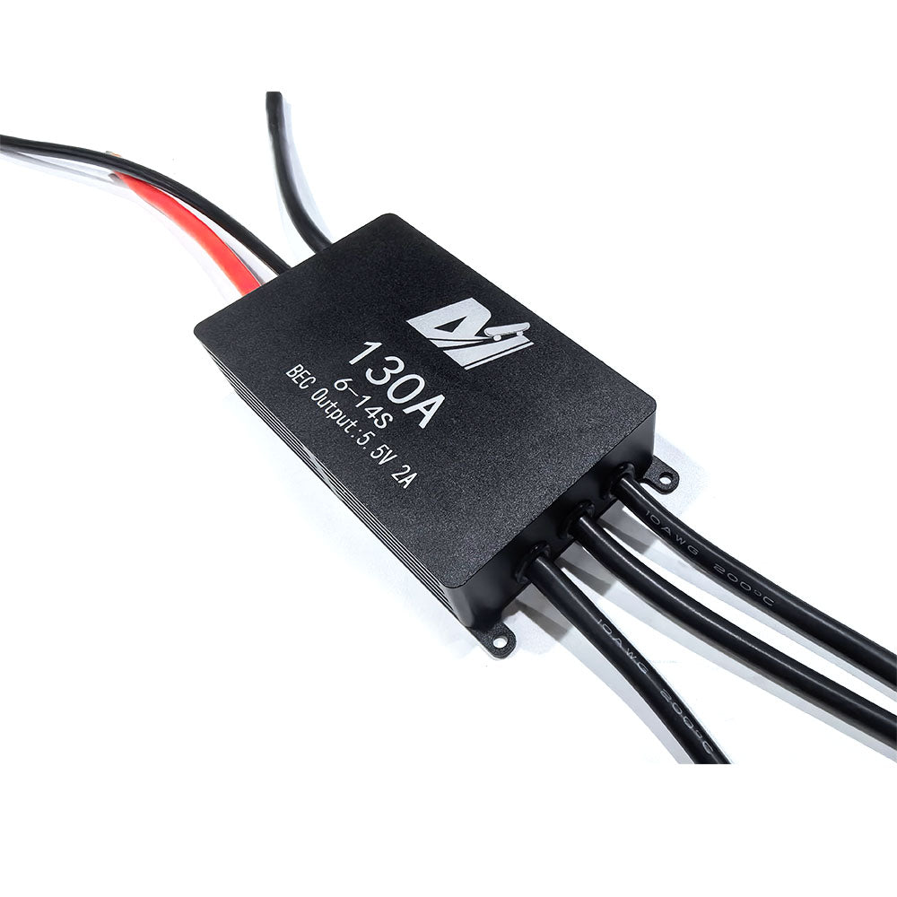 In Stock 130A 60V 14S Waterproof Marine ESC Speed Controller Compact Size for Foil Assist Compatible with 6374 Motor