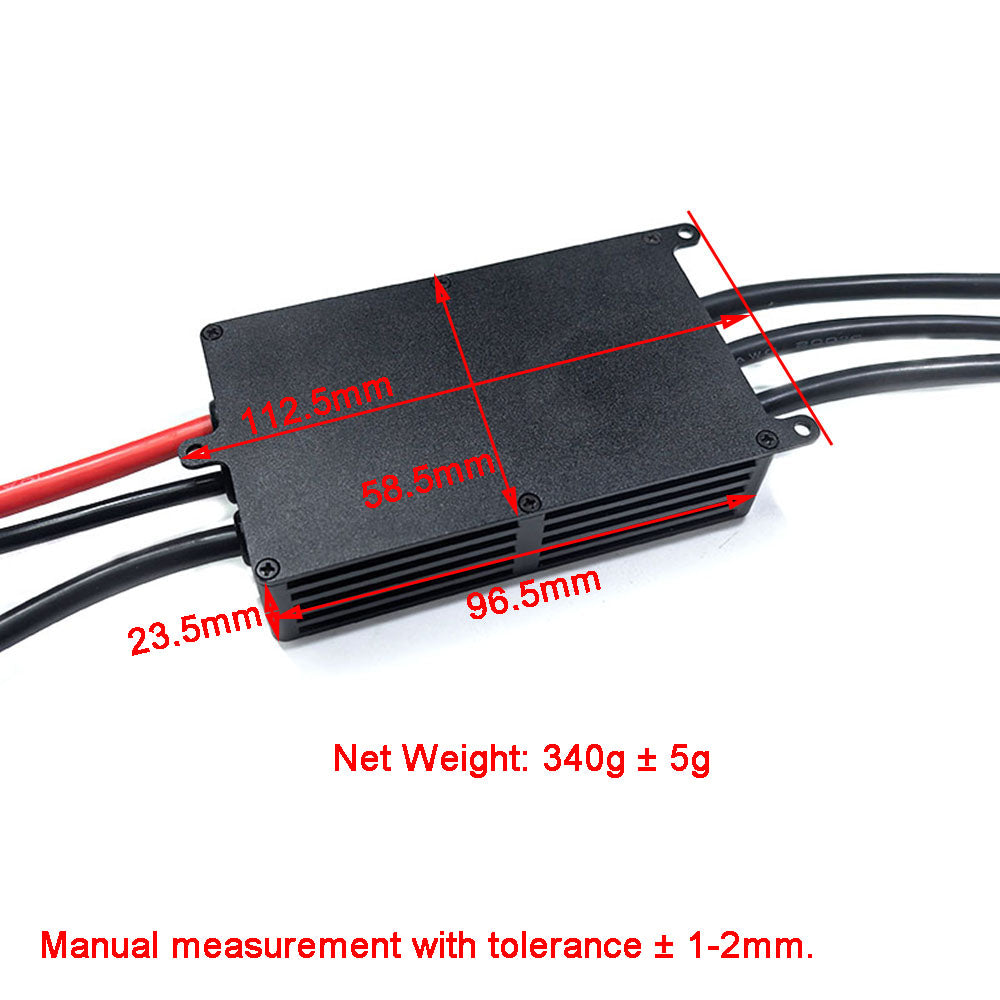 In Stock 130A 60V 14S Waterproof Marine ESC Speed Controller Compact Size for Foil Assist Compatible with 6374 Motor
