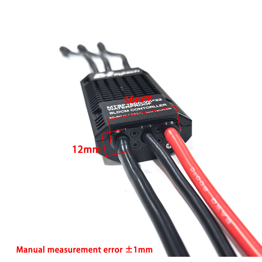In Stock 160A 60V Marine Waterproof ESC Compact Size for Foil Assist Efoil Board Support UART / PWM