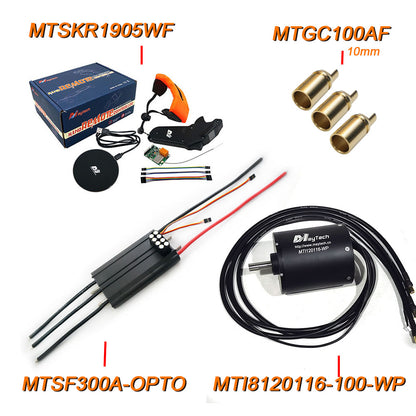 MAYRC 300A ESC with Water-cooling Aliminum Case and 65162 85165 120116 100KV 120KV 200KV Motor for Electric Hydrofoil