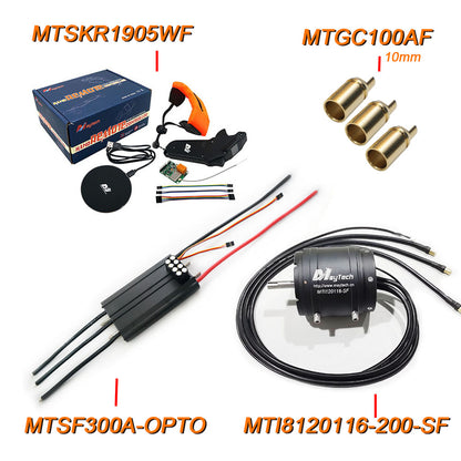 MAYRC 300A ESC with Water-cooling Aliminum Case and 65162 85165 120116 100KV 120KV 200KV Motor for Electric Hydrofoil