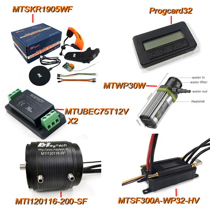 Esurf Kit(300A HV ESC+120116 200KV Motor with water-cooled+IP68 Remote+Water pump+Program+Voltage Regulator)