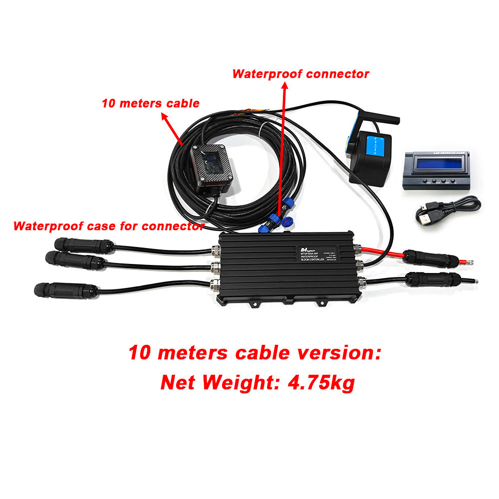 Maytech IP68 Waterproof & Watercooled 500A 60V ESC Marine BLDC Controller for Jetski Electric Boat Surfboard Jetsurf