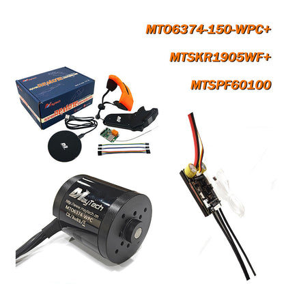 MAYRC Kit 100A VESC Speed Controller 6374 150KV Brushless Motor Wireless Remote for Eletric Foil Surfing