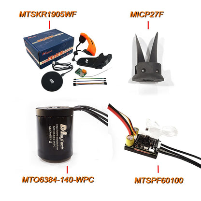 MAYRC Efoils Kit 100A VESC Based on V6.0 & 150KV Motor 6374 6384 Waterproof Engine with Propellers for Sportboats