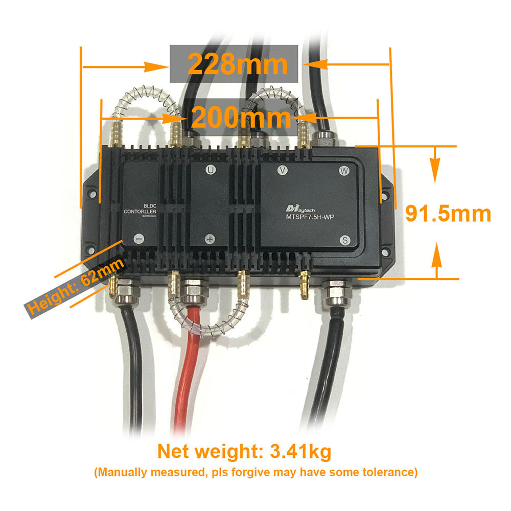 MAYRC 400A with Water cooling IP68 Waterproof VESCTool Controller for Electric Jet Board Hydrofoilsurfing