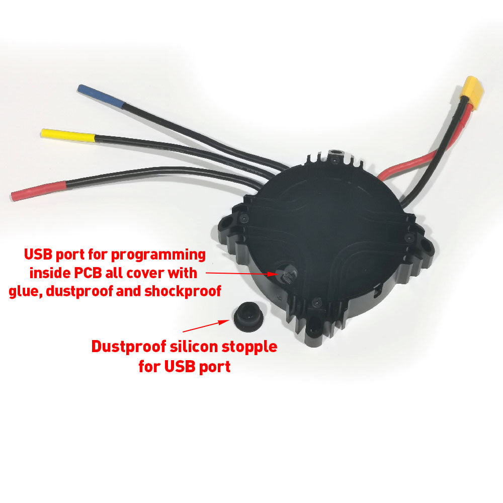 In Stock MTSPF7.5R 75V 50A Round VESC based on VESC75/300 for for Ebike Conversion Esk8 Robotics