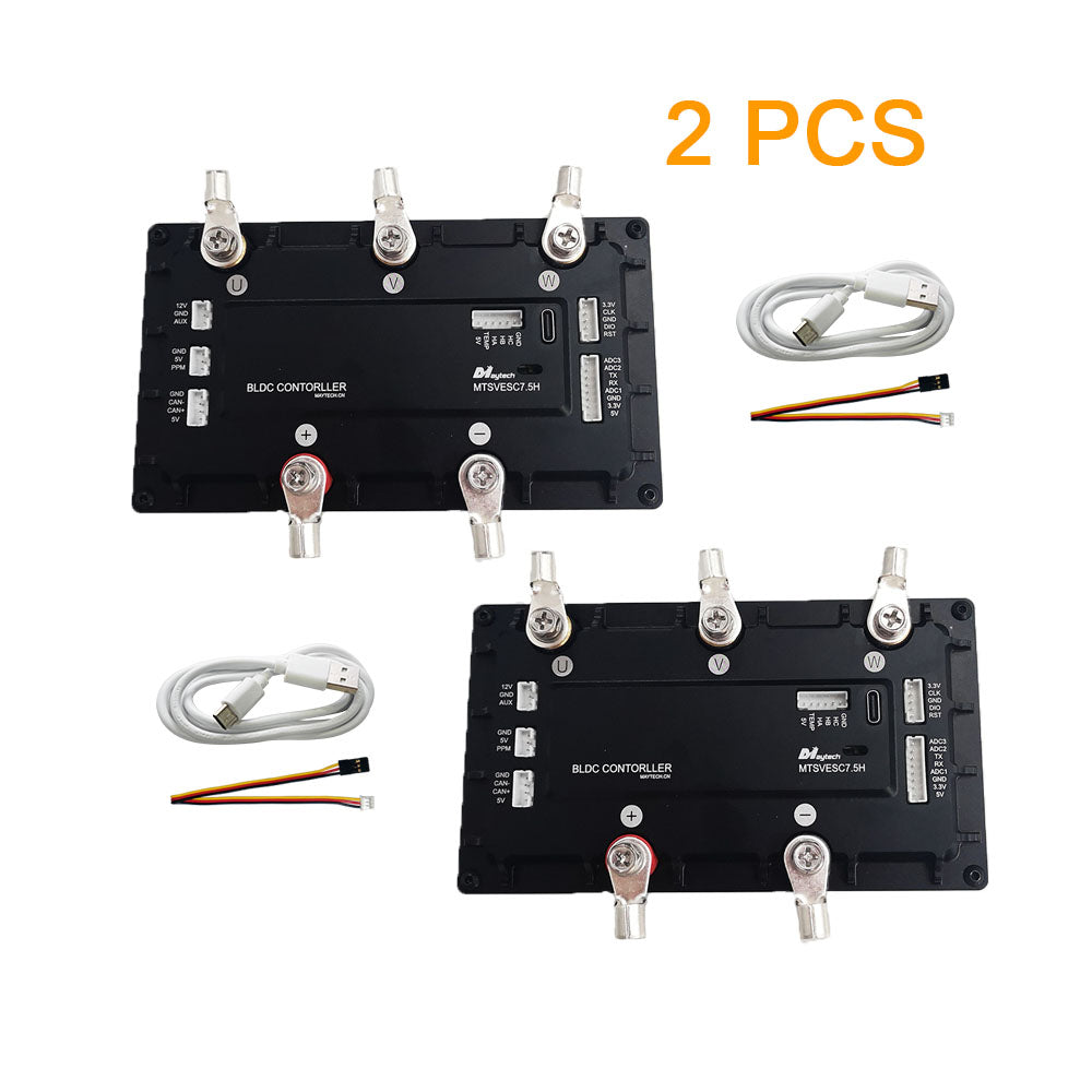 In Stock Watercooled MTSPF7.5HK 75V 300A VESC75/300 based VESC Controller with Heat Sink for Efoil Formula Racing Electric MotorcyclE