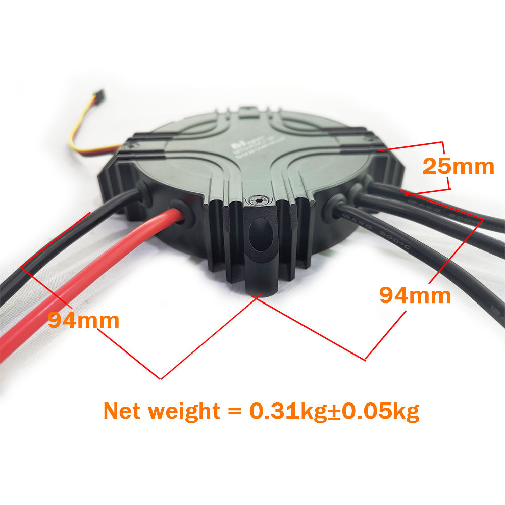 In Stock MTSPF7.5R 75V 50A Round VESC based on VESC75/300 for for Ebike Conversion Esk8 Robotics