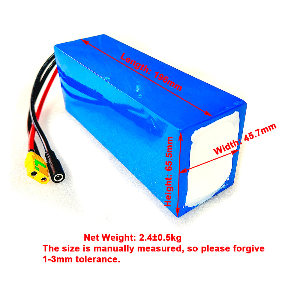 Molicel 21700 Cells 10S3P 42V Battery Pack with 5A Charger for Efoil Hydrofoil Boards Electric Foil Assist Skateboard
