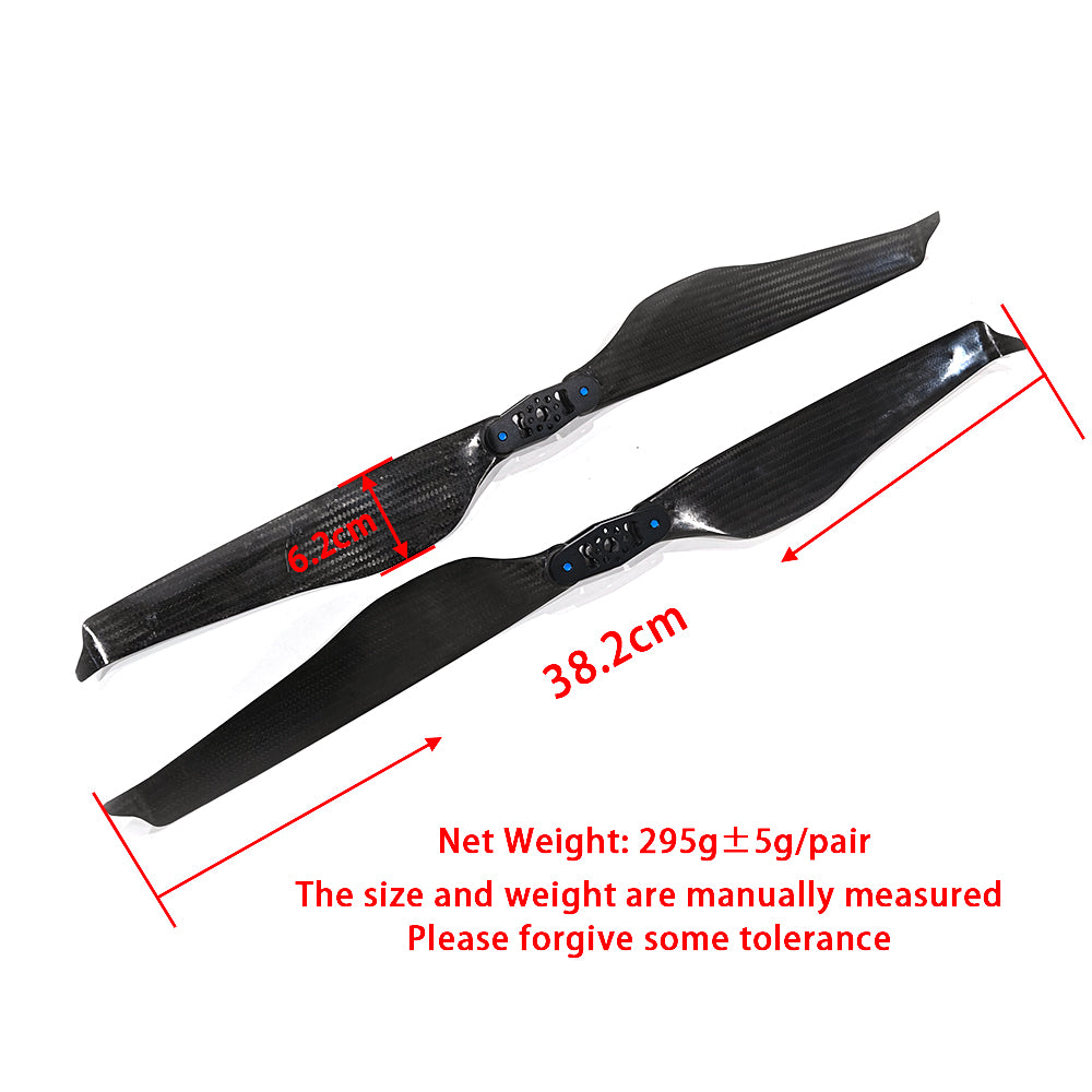 Quiet 26'' x 8.5'' inch Carbon Fiber Composite Propeller Folding Blades for Agricultural Plant Protection Aerial Photography Drone