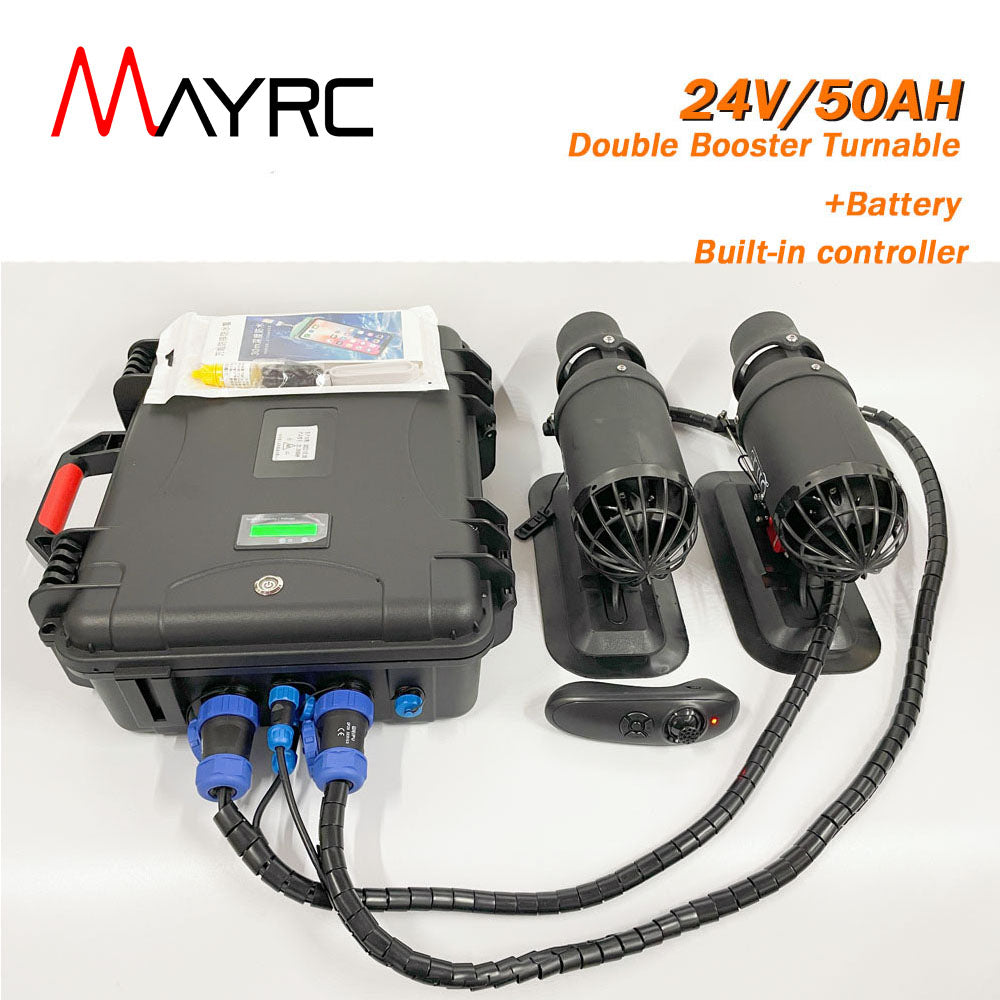 In Stock MAYRC 12V-24V Underwater Booster Brushless Motor Turnable for ROV/AUV/Unmanned Vessel Boat E Fin SUP