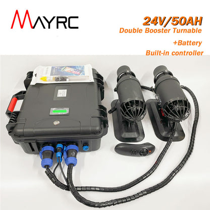 In Stock MAYRC 12V-24V Underwater Booster Brushless Motor Turnable for ROV/AUV/Unmanned Vessel Boat E Fin SUP
