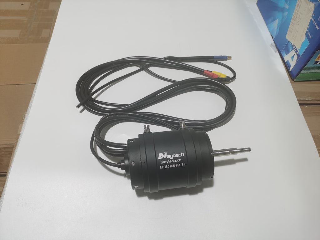 Maytech Brushless Inrunner Motor 200KV MTI85165 Fully Waterproof/Watercooled Motor for Eletcirc Surfboard Hydrofoil Efoil Jetsurf Electric RC Boat