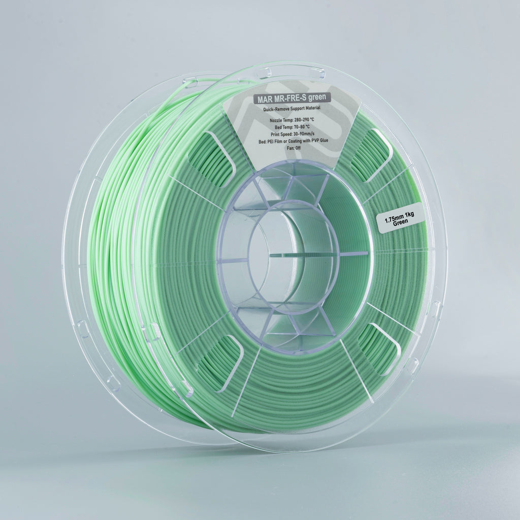 MR-FRE 3D Printing Support Materials Green Purple Easy Peel Rint Material 1.75mm No Water Soluble Wide Compatibility Printing