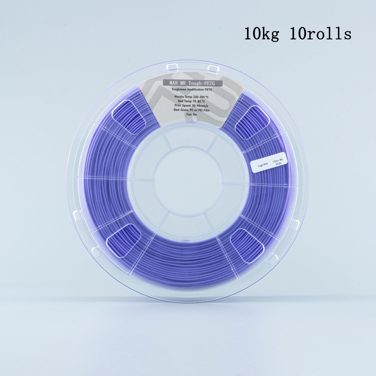 Mayrc Purple 1.75mm 3D Printer Filament High Flow Toughness Filament Consumables Easy Print 3D Printing Materials