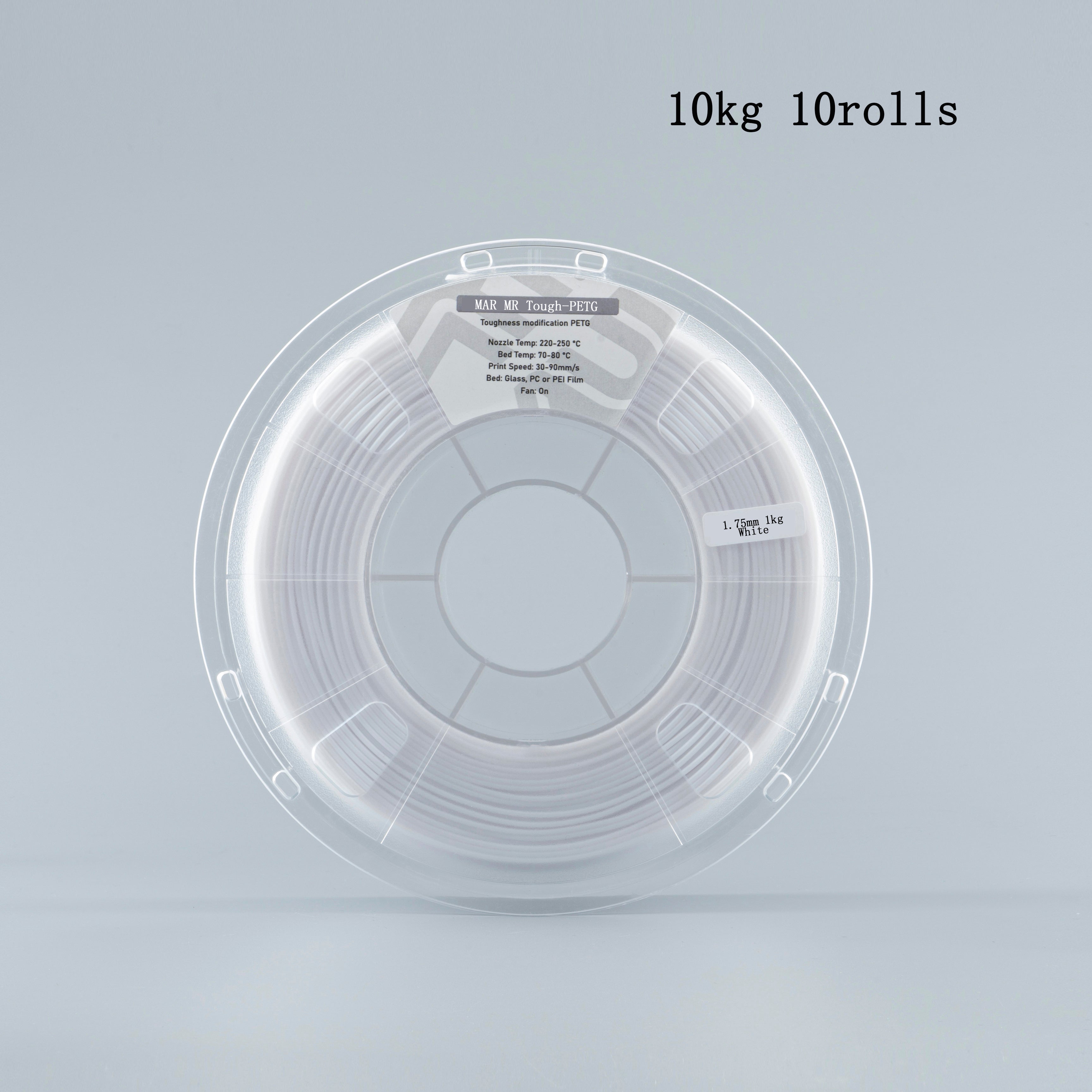 High-flow 3D Printing Material Tough-PETG 1.75mm Diameter Print MateriaS High Toughness and High-speed Printing Consumables