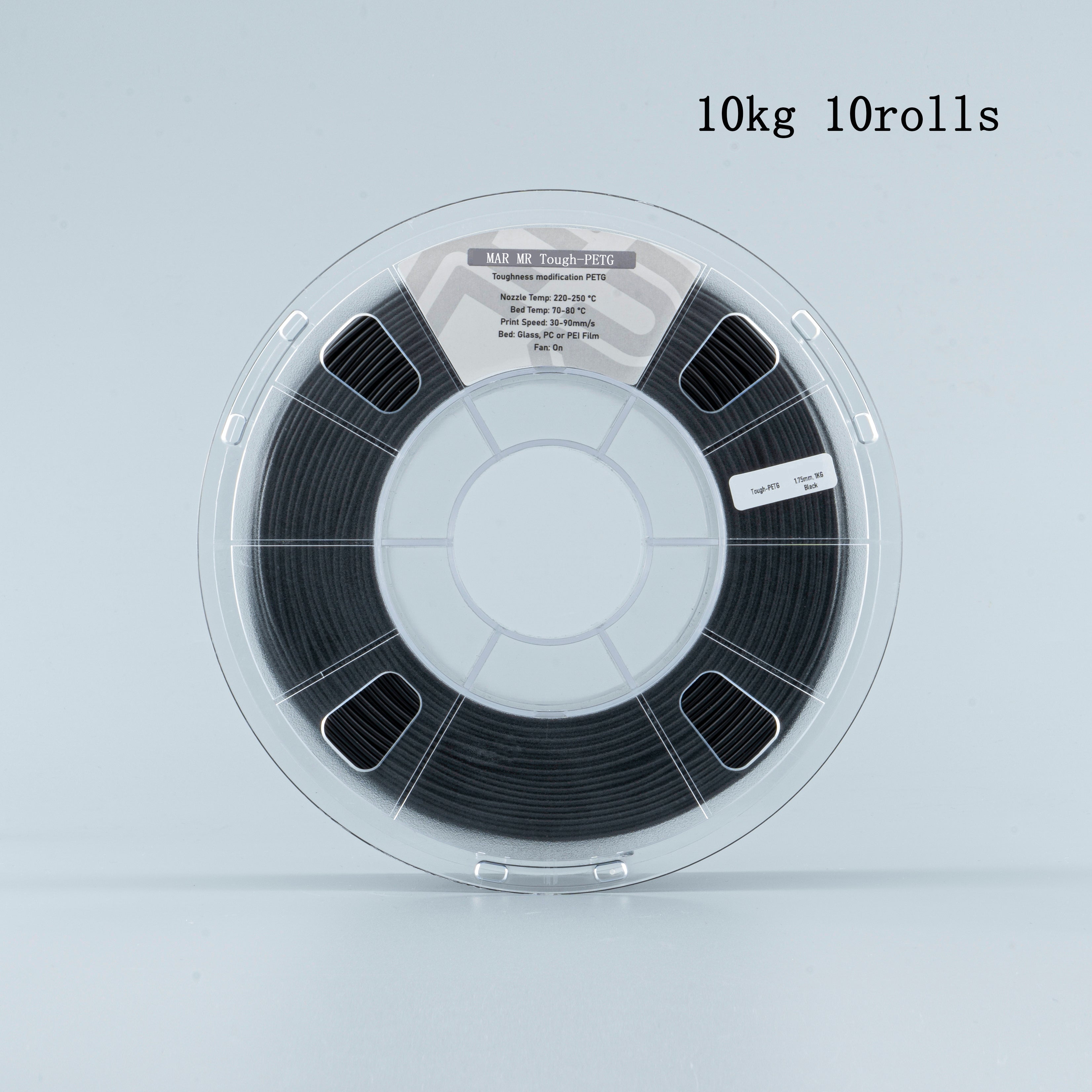 Mayrc PETG 3D Printer Filament 1.75mm Material for 3D Printers and 3D Pens Hot Sale Black Color PETG 3D Printing Materials