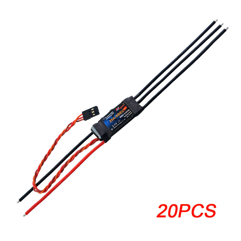 MAYRC 5.5V/4A SBEC 25A 2S-4S Brushless ESC with Falcon Pro 32bit Firmware for Fixed-wing Aircraft DIY Biplanes