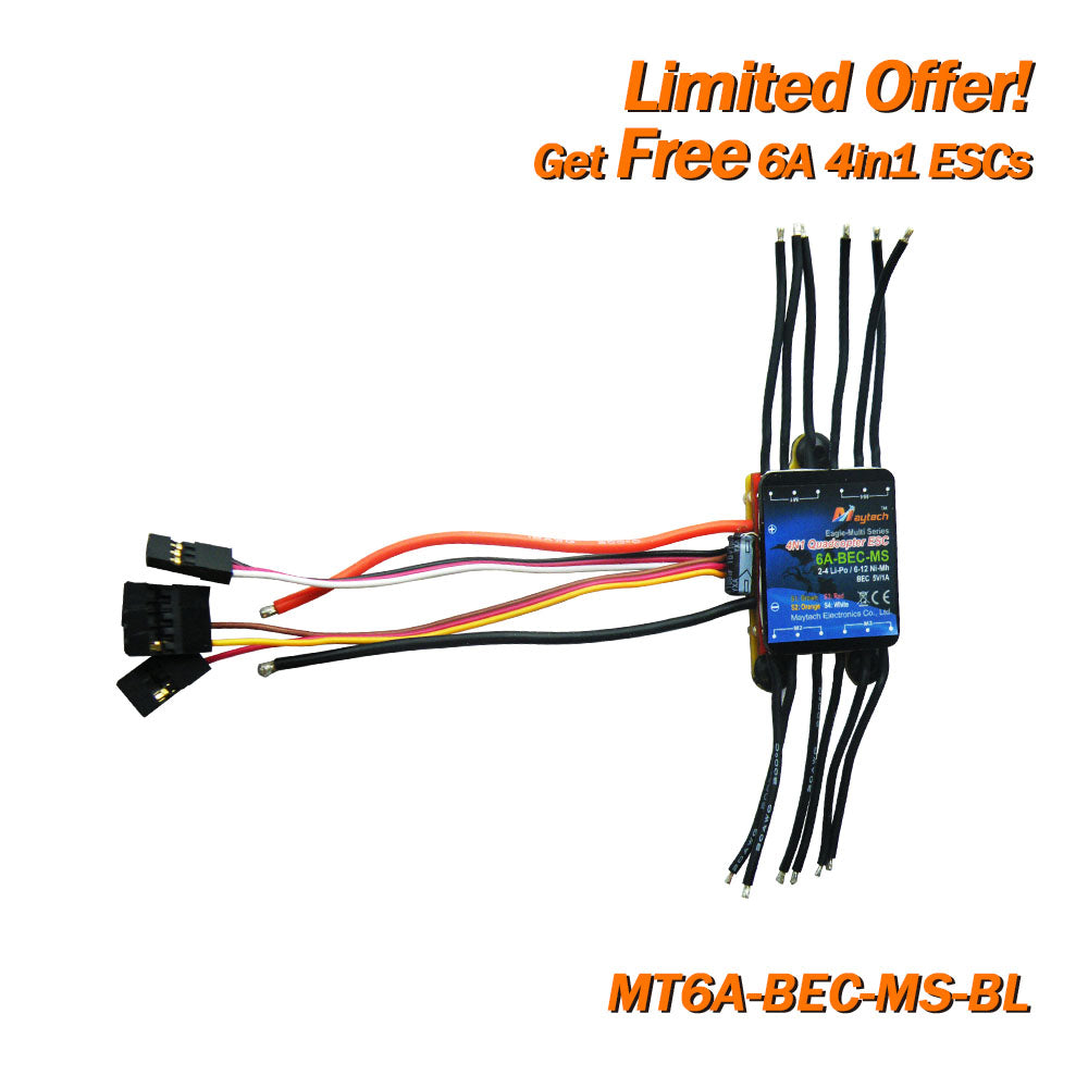 (Giveaway) Get Free 6A-18A ESCs When Place Any Order