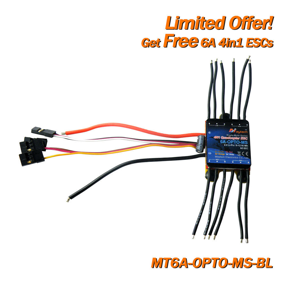 (Giveaway) Get Free 6A-18A ESCs When Place Any Order