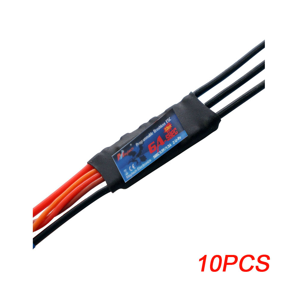 MAYRC 6A SBEC 5.5V/1.5A Brushless ESC with Falcon Pro 32bit Firmware for RC Fixed Wing Airplanes