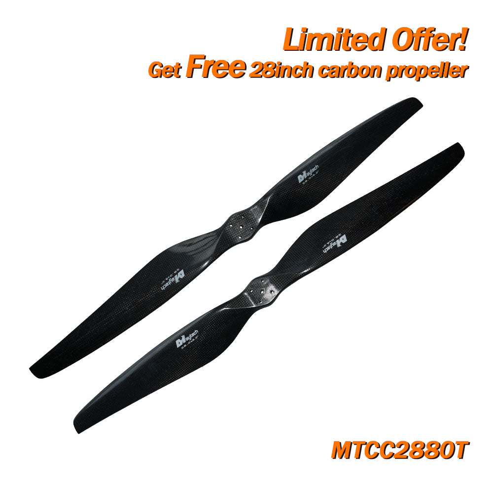 (Giveaway) Get Free 24-32 inch Carbon Fiber Propeller When Place any Order