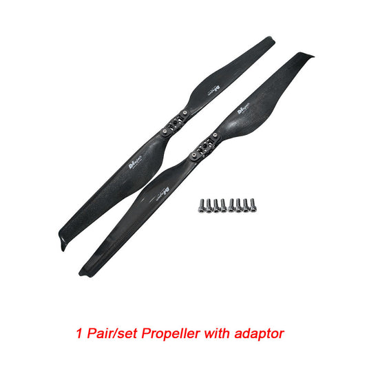 MAYRC 28x9.2Inch CarbonFiber Balsa Wood Fold-blade Propeller for Fixed Wing Agriculture Photography Drones