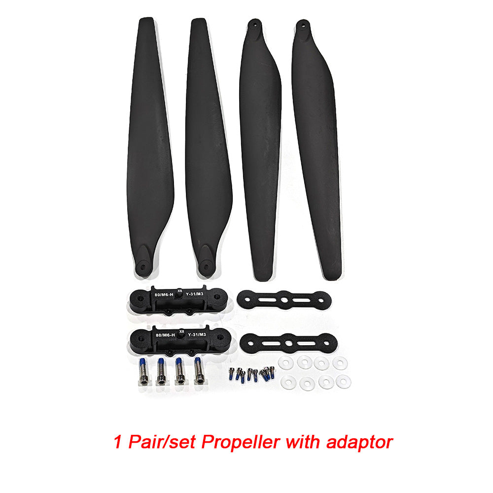 3090 30x9Inch Aluminum Alloy Carbon Nylon Fold Props for Multirotor Hobbywing X8 Agriculture Aircraft