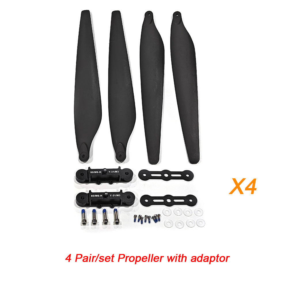 3090 30x9Inch Aluminum Alloy Carbon Nylon Fold Props for Multirotor Hobbywing X8 Agriculture Aircraft