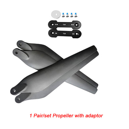 33x9Inch CW and CCW Carbon Fiber Propeller For DJI T10/T16/T20 Drone Large Load Agriculture Aircraft