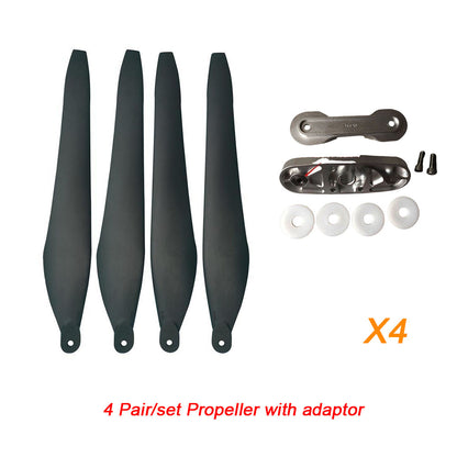 3411 34x11Inch CW CCW Fold Carbon Reinforced Propeller for Hobbywing X9 Airplane Model Hobby Plane