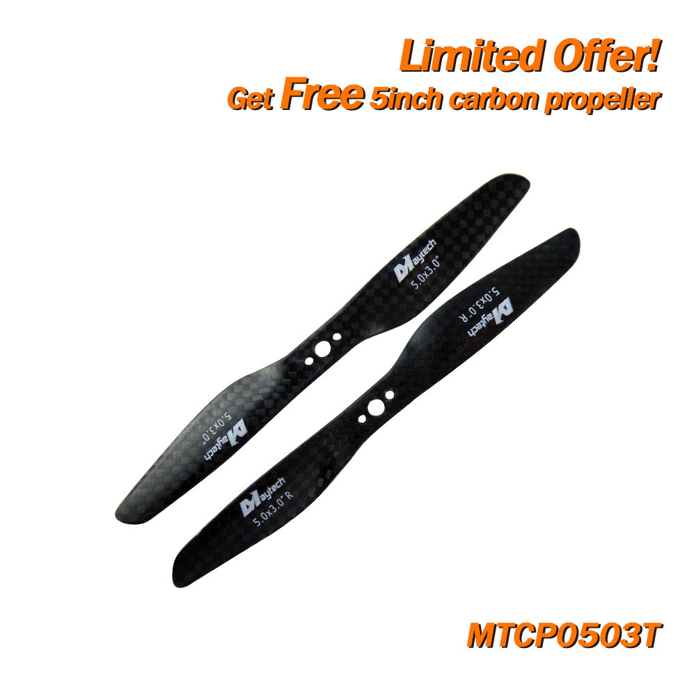 (Giveaway) Get Free 3-8 inch Carbon Fiber Propeller When Place any Order