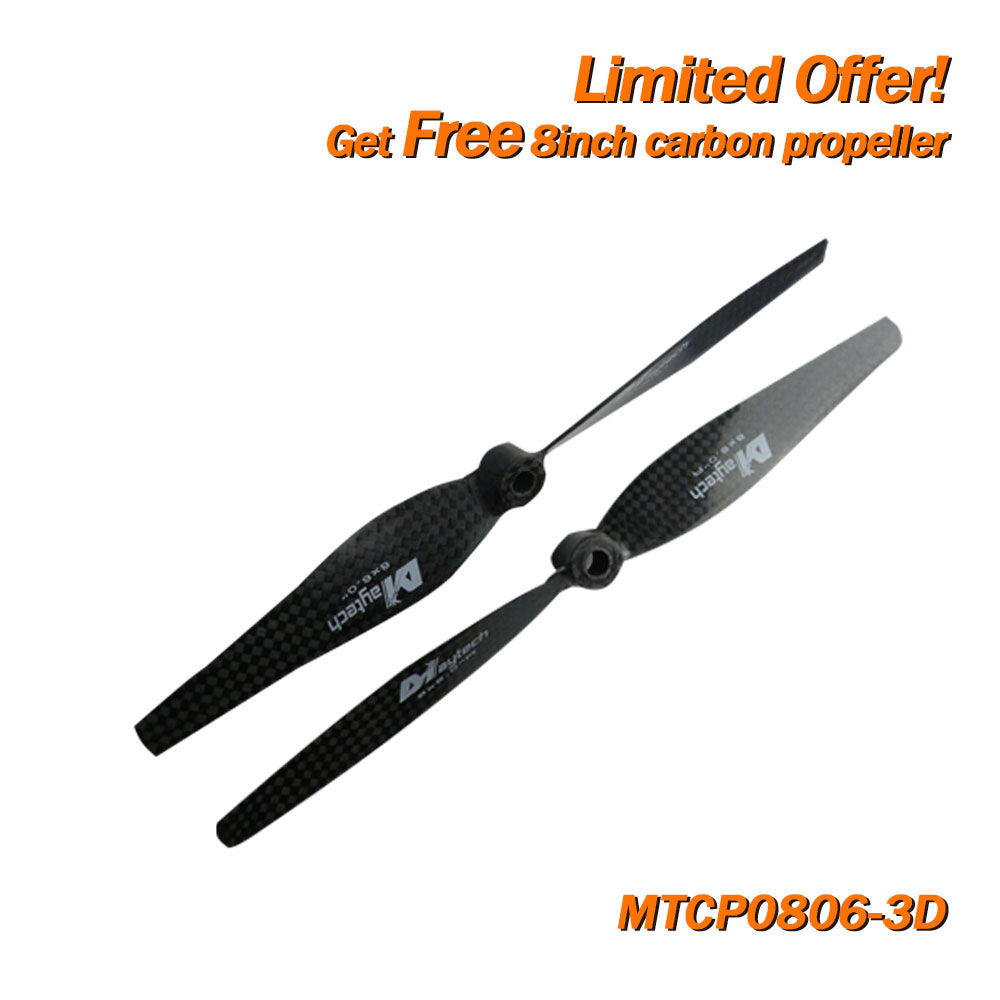 (Giveaway) Get Free 3-8 inch Carbon Fiber Propeller When Place any Order