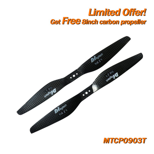 (Giveaway) Get Free 9-13 inch Carbon Fiber Propeller When Place any Order