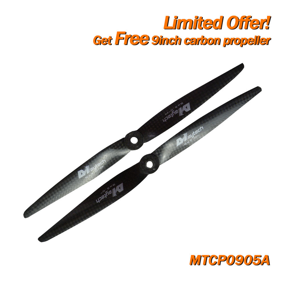 (Giveaway) Get Free 9-13 inch Carbon Fiber Propeller When Place any Order