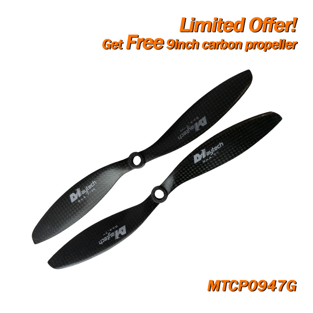 (Giveaway) Get Free 9-13 inch Carbon Fiber Propeller When Place any Order