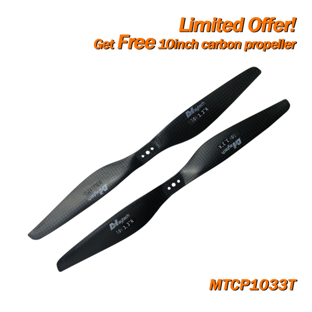 (Giveaway) Get Free 9-13 inch Carbon Fiber Propeller When Place any Order