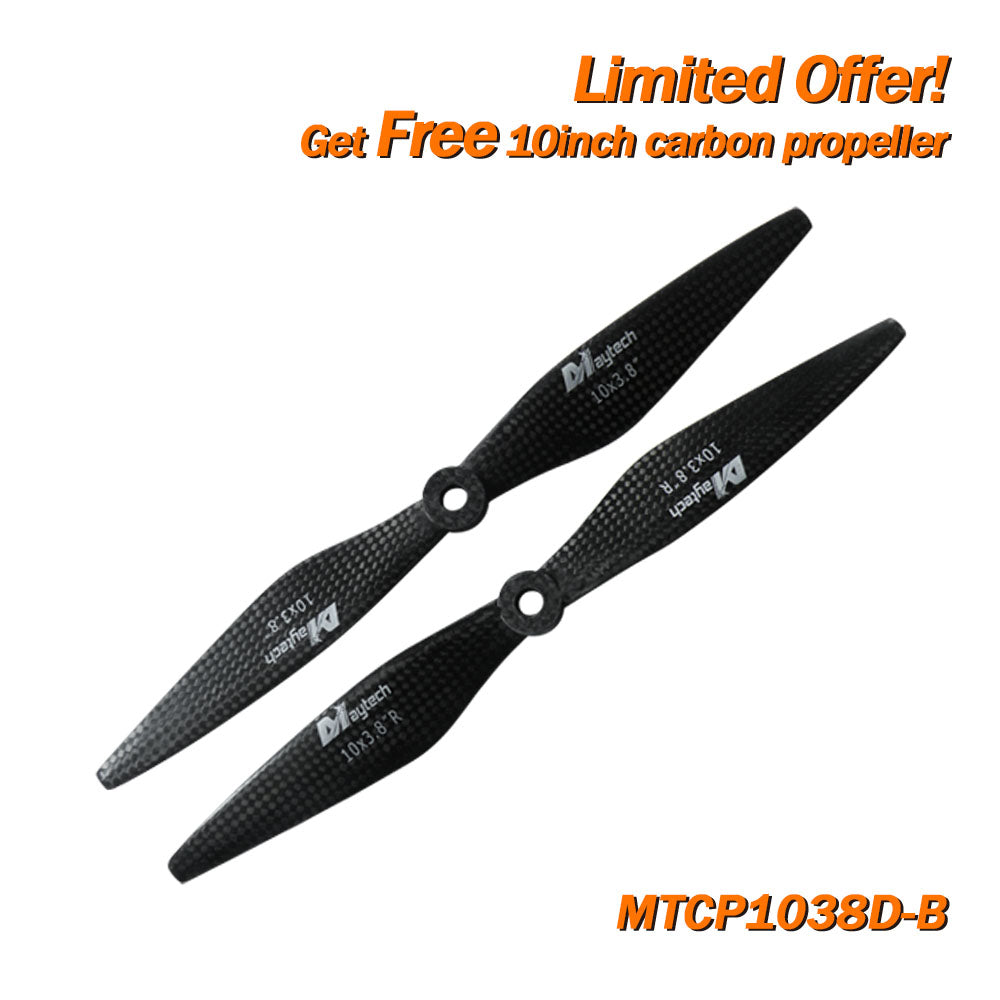 (Giveaway) Get Free 9-13 inch Carbon Fiber Propeller When Place any Order