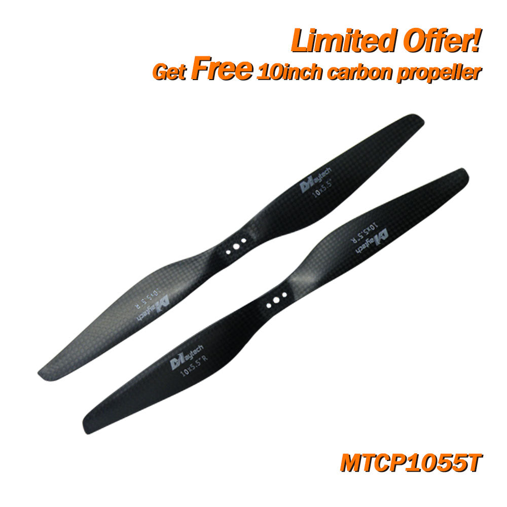 (Giveaway) Get Free 9-13 inch Carbon Fiber Propeller When Place any Order