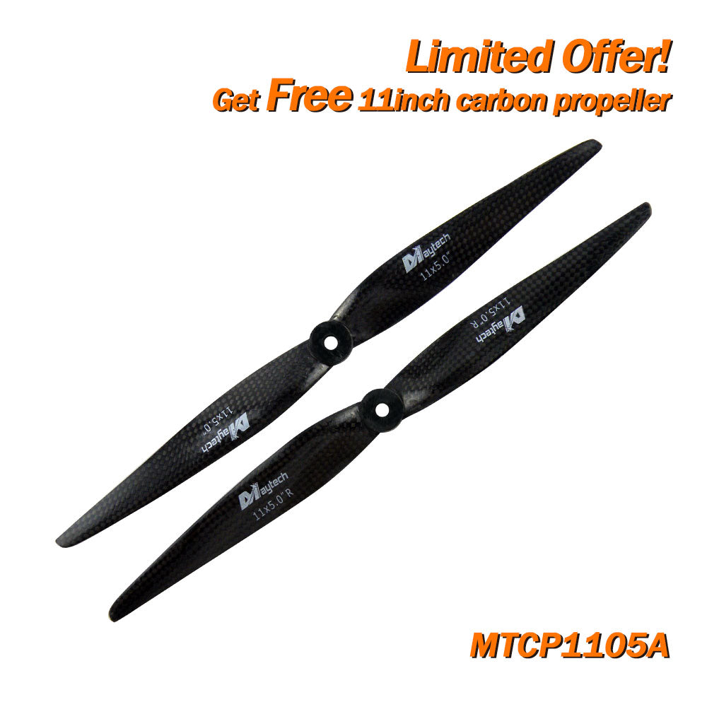 (Giveaway) Get Free 9-13 inch Carbon Fiber Propeller When Place any Order
