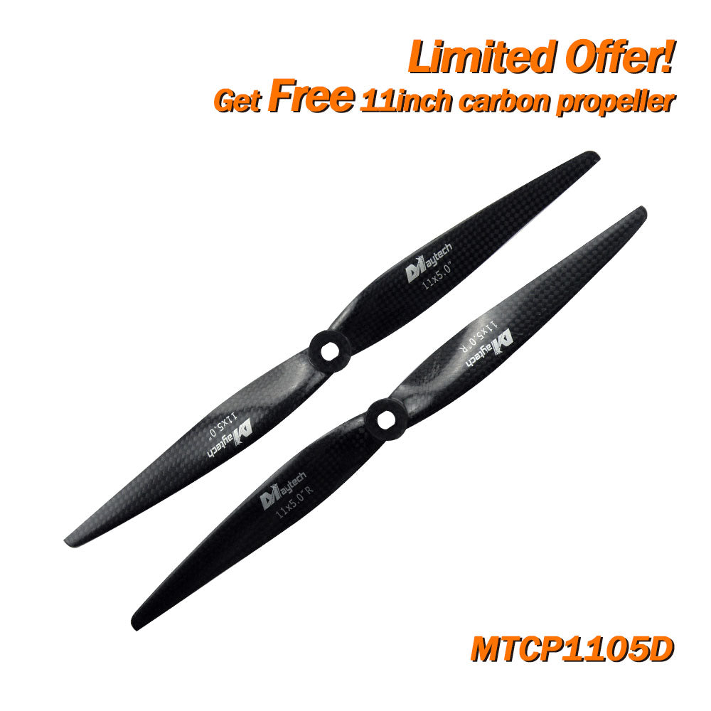 (Giveaway) Get Free 9-13 inch Carbon Fiber Propeller When Place any Order