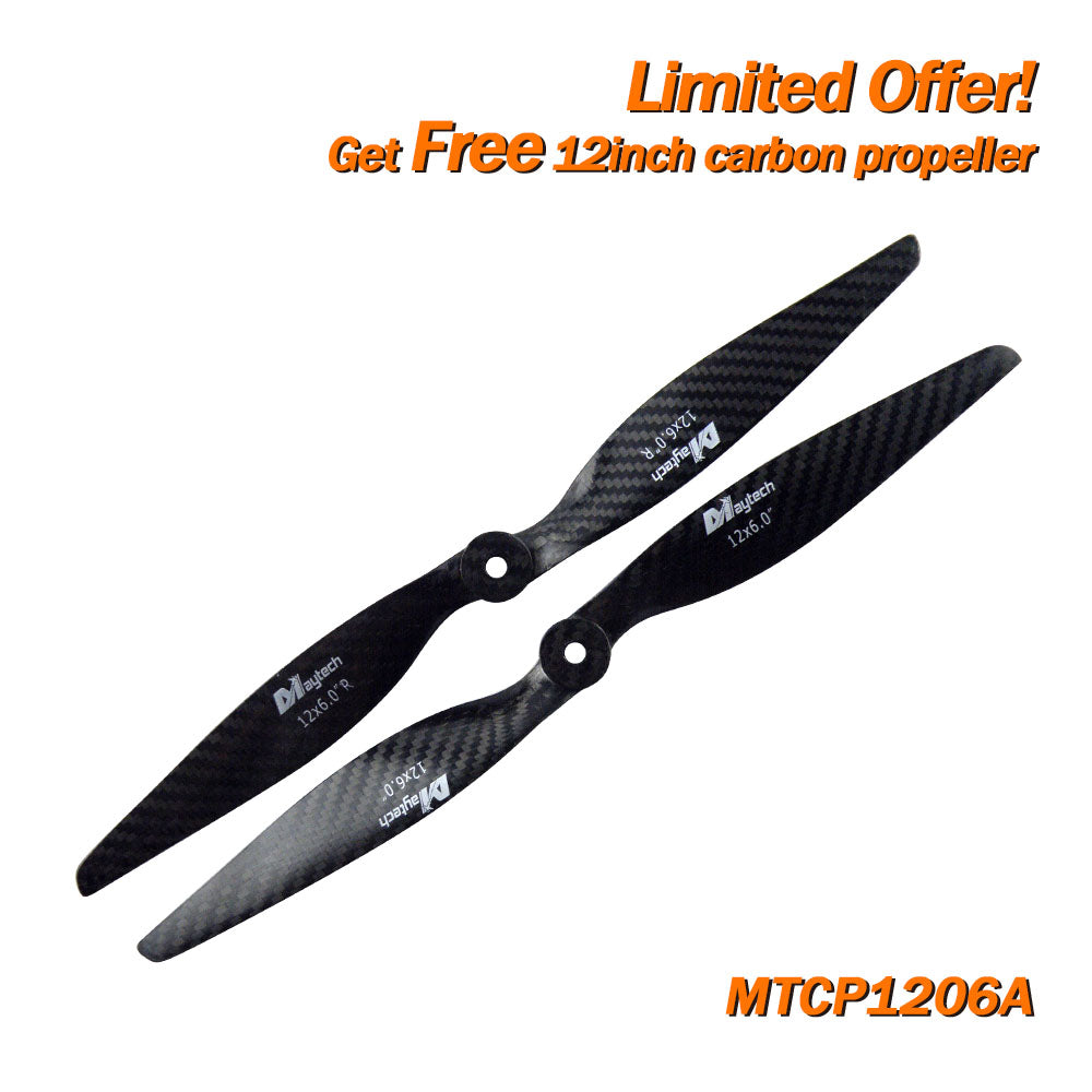(Giveaway) Get Free 9-13 inch Carbon Fiber Propeller When Place any Order