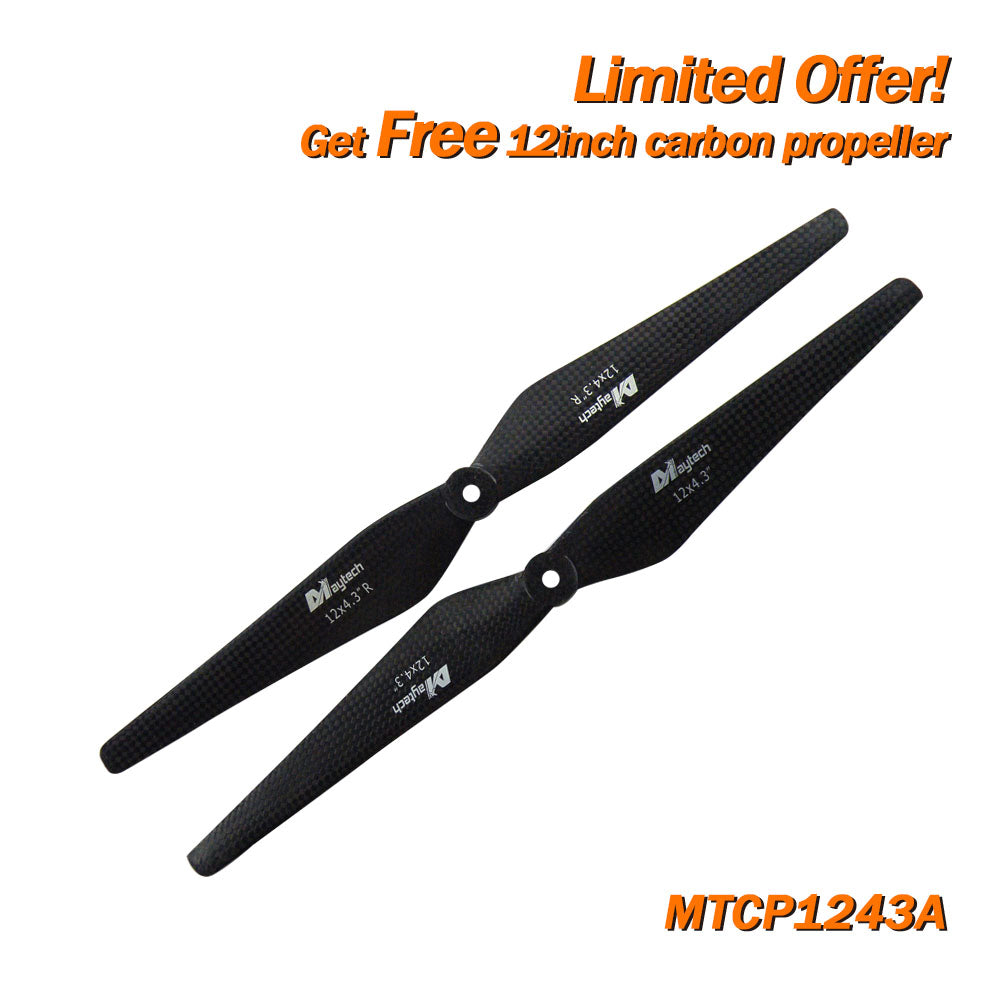 (Giveaway) Get Free 9-13 inch Carbon Fiber Propeller When Place any Order